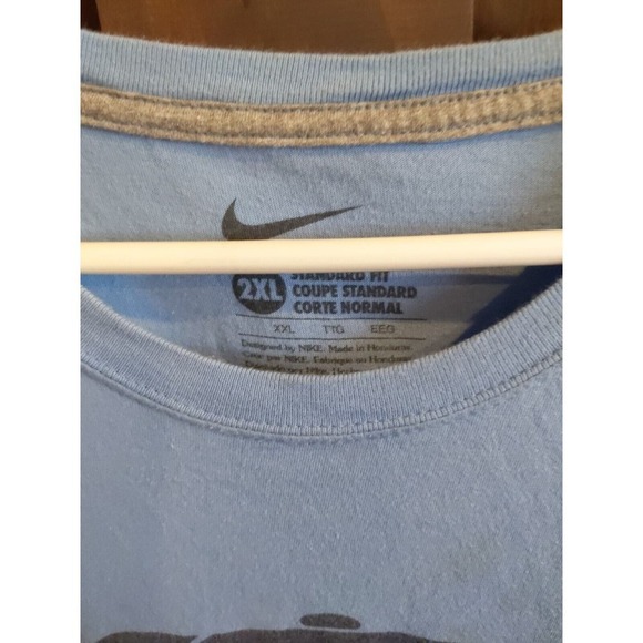 Minnesota Twins Blue Mustache Nike Standard Fit T Shirt Size 2XL XXL MLB Johan - Picture 3 of 4